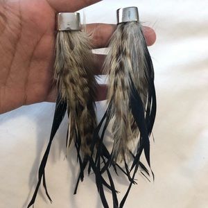 Mignonne Gavigan feather earrings